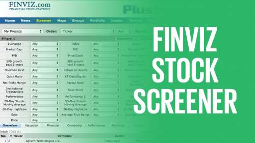 Best FINVIZ Screener Settings