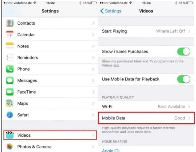 How to Change Video Playback Settings on iPhone